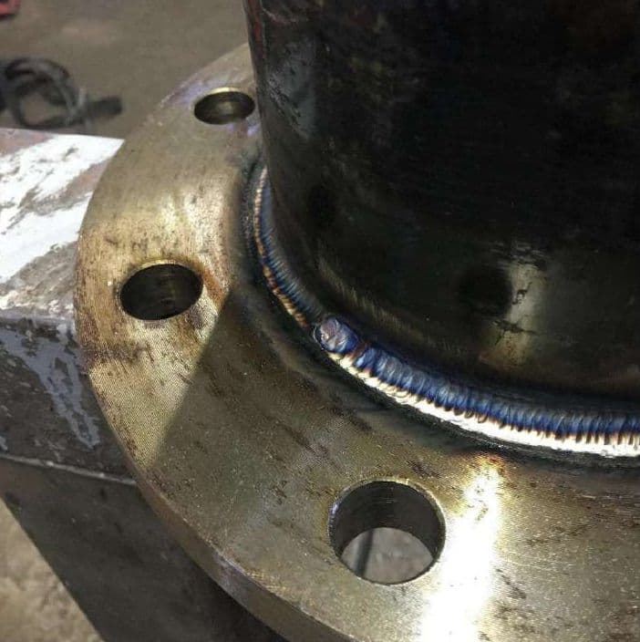 Industrial Flange Weld