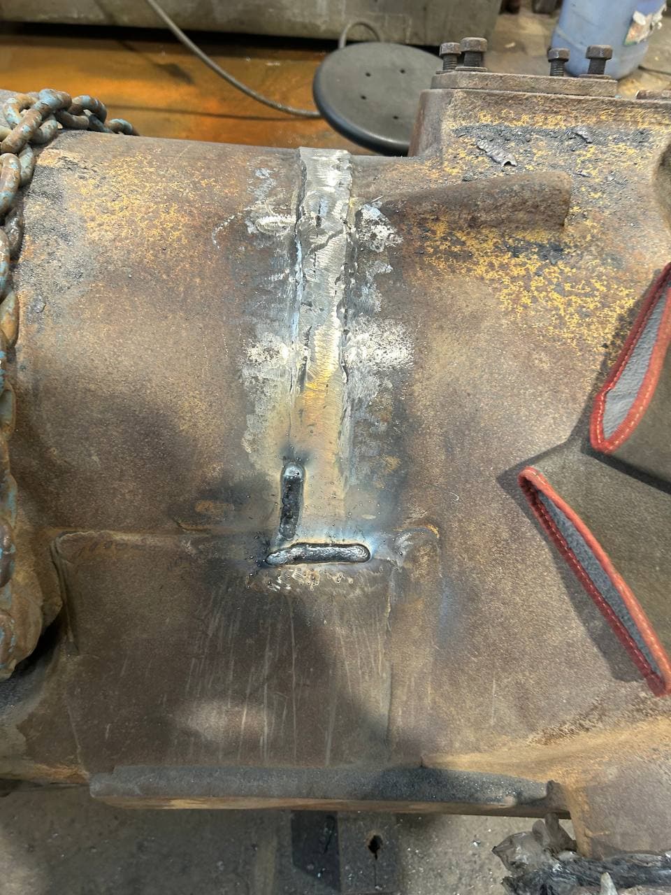 Excavator Bucket Repair — After